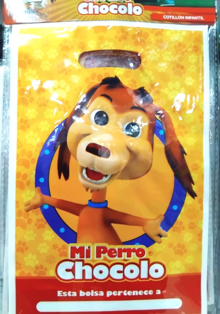 Bolsas Para Dulces Mi Perro Chocolo 6 unidades