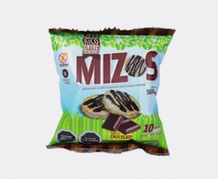 Galletas De Arroz Cubiertas Con Chocolate Mizos 20 Grs.